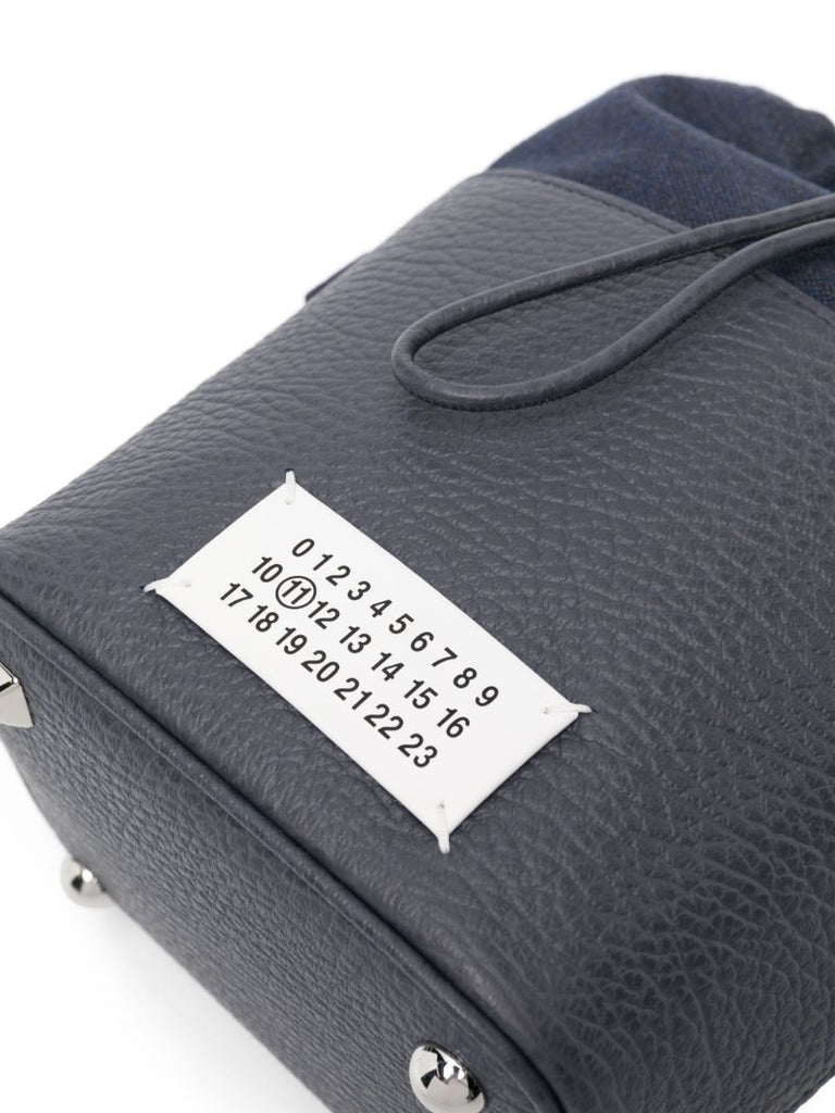 Blue 5ac Small Bucket Bag