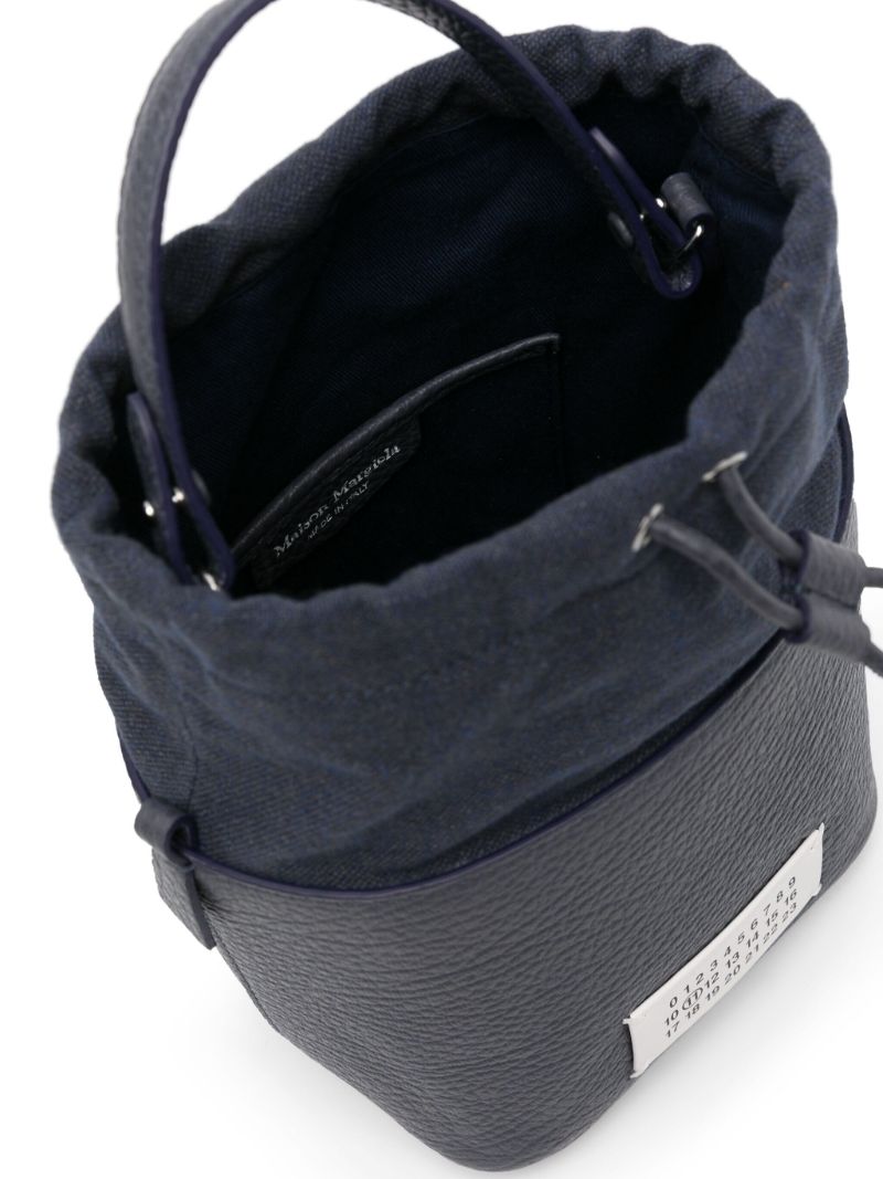 Blue 5ac Small Bucket Bag