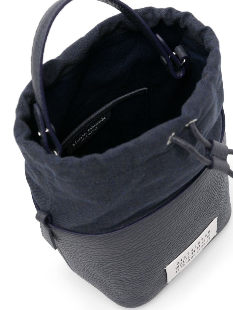 Blue 5ac Small Bucket Bag