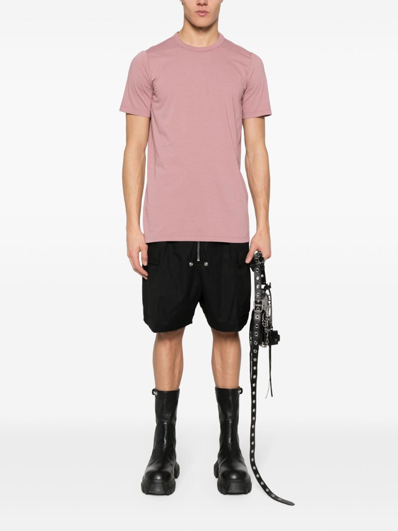 Black Drop Crotch Cotton Shorts