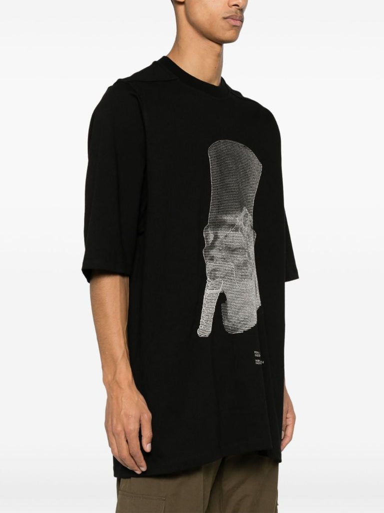 Black Ron Jumbo Ss Cotton T-shirt