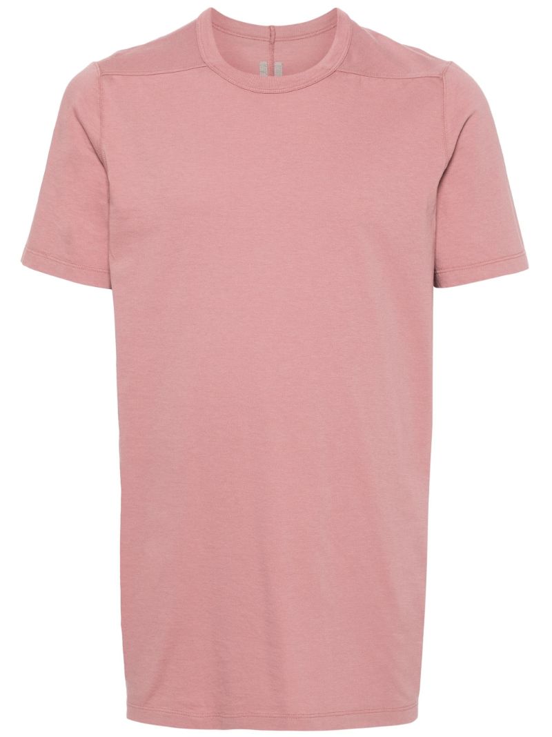Pink Crew Neck Cotton T-shirt