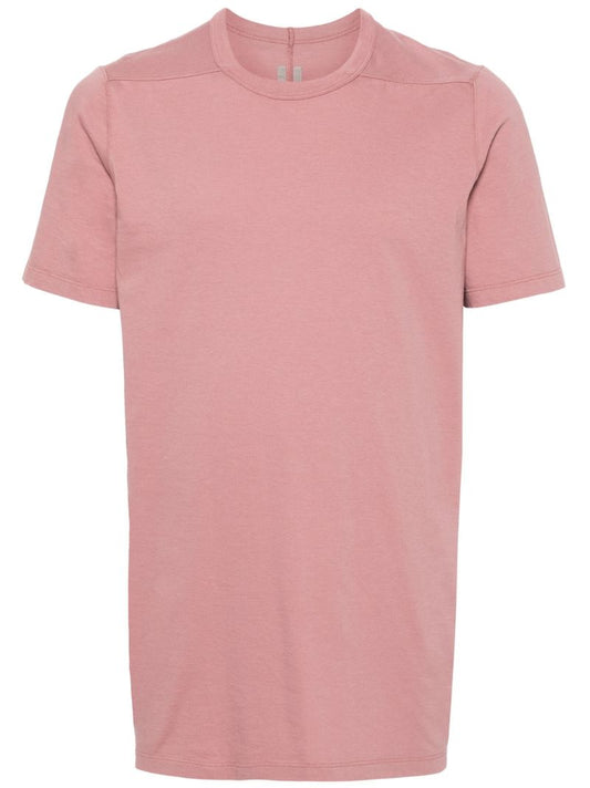 Pink Crew Neck Cotton T-shirt