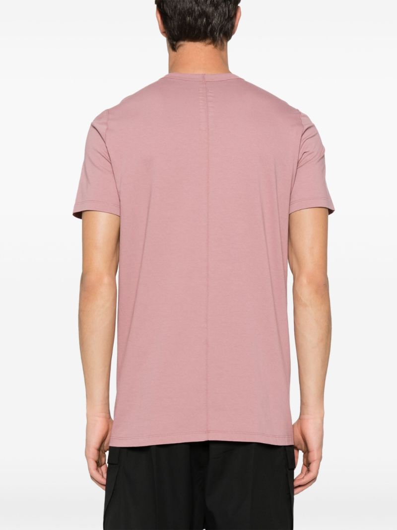 Pink Crew Neck Cotton T-shirt