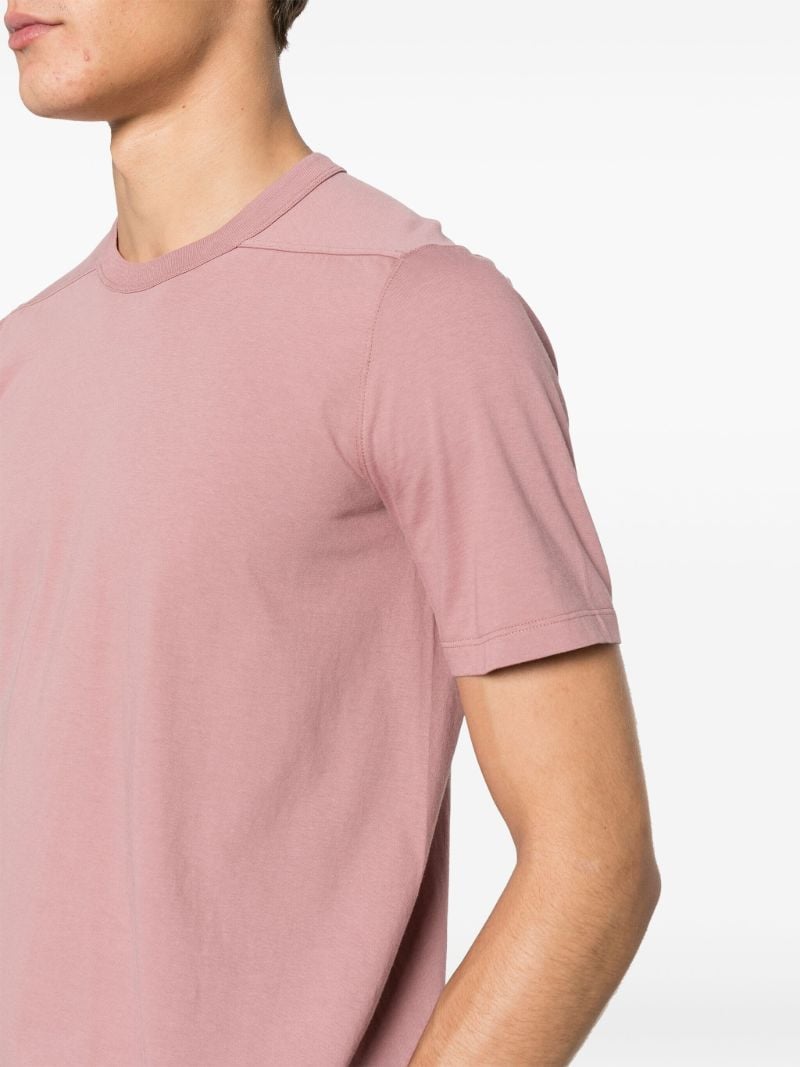 Pink Crew Neck Cotton T-shirt
