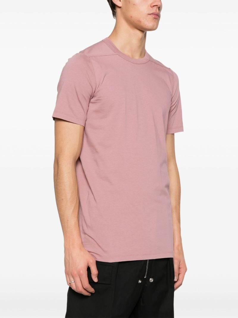 Pink Crew Neck Cotton T-shirt