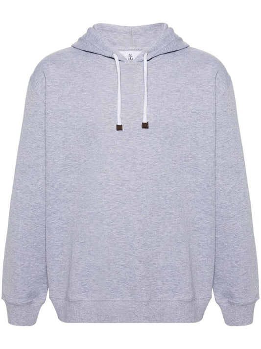 Grey MÃ_x0083_Â©lange-effect Hoodie