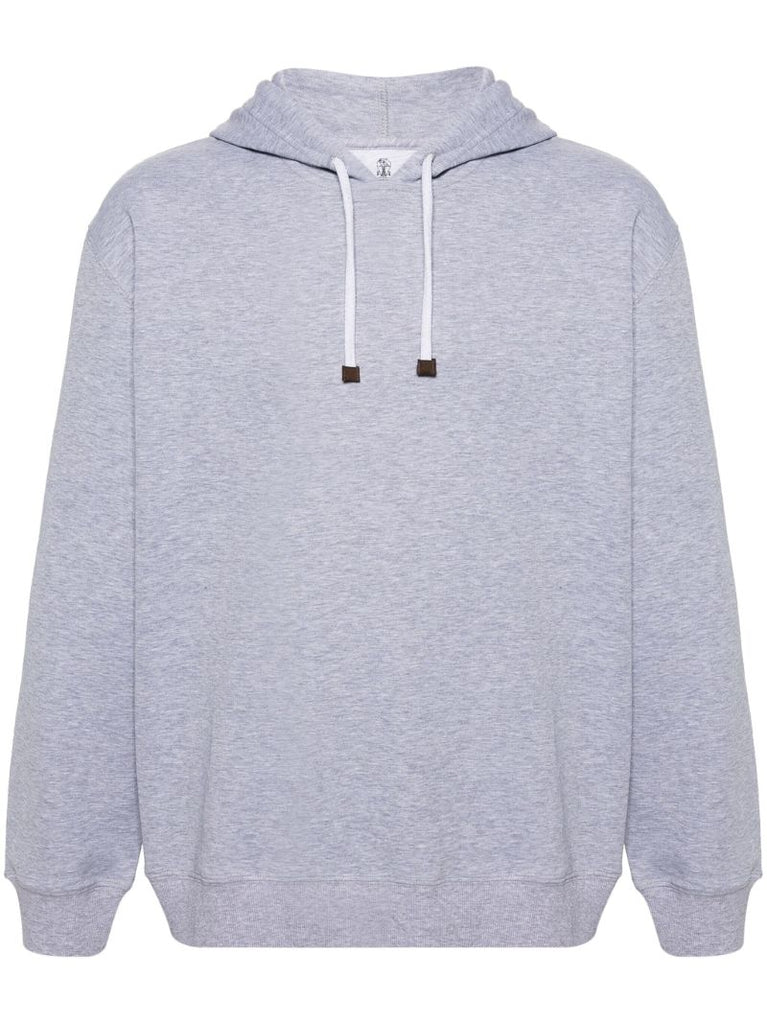 Grey MÃ_x0083_Â©lange-effect Hoodie