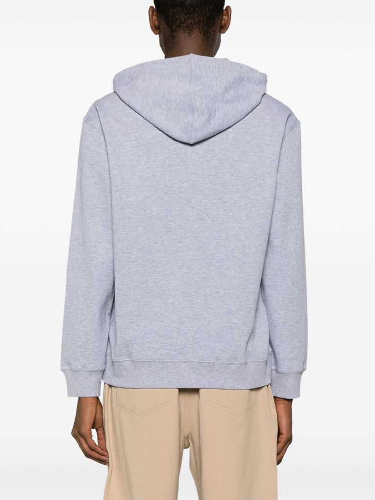 Grey MÃ_x0083_Â©lange-effect Hoodie
