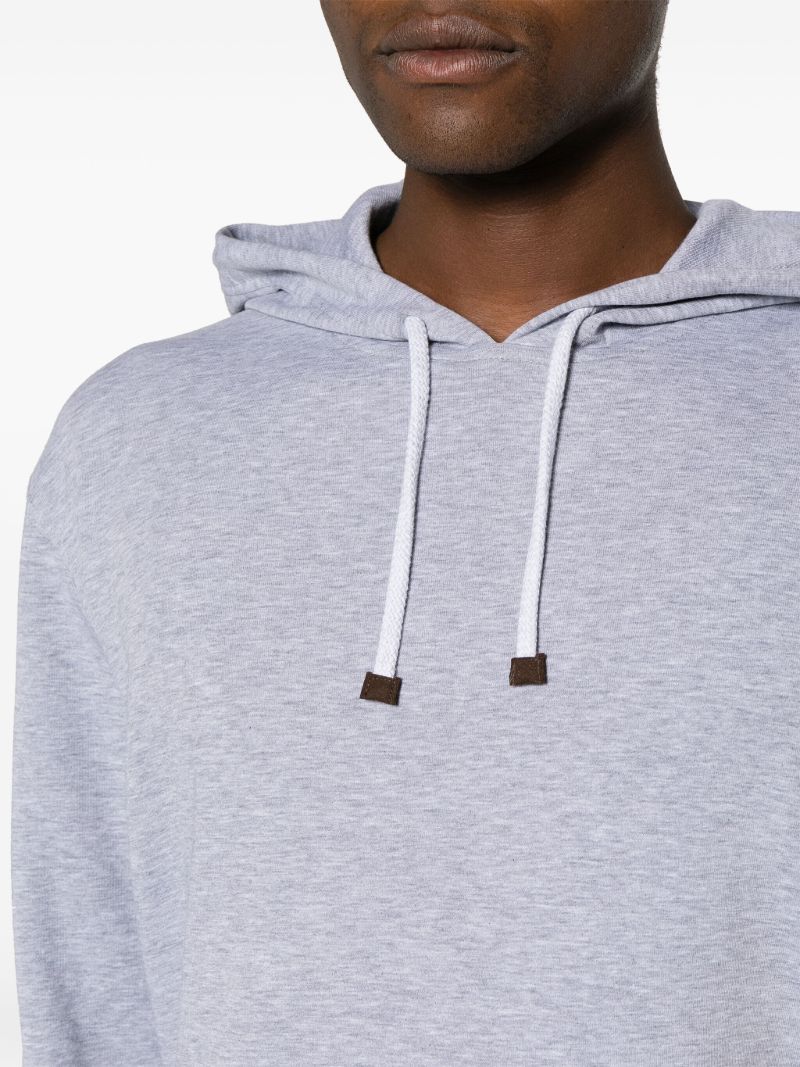 Grey MÃ_x0083_Â©lange-effect Hoodie
