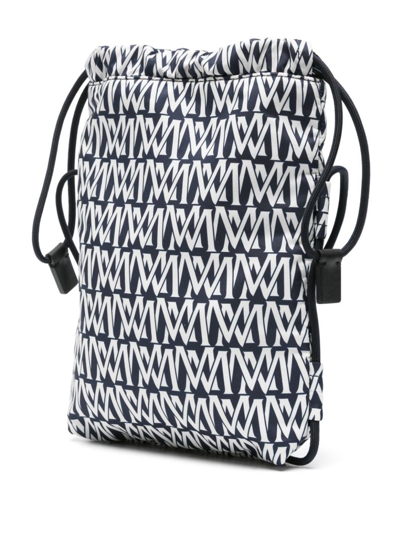 Blue Makaio Monogram Messenger Bag