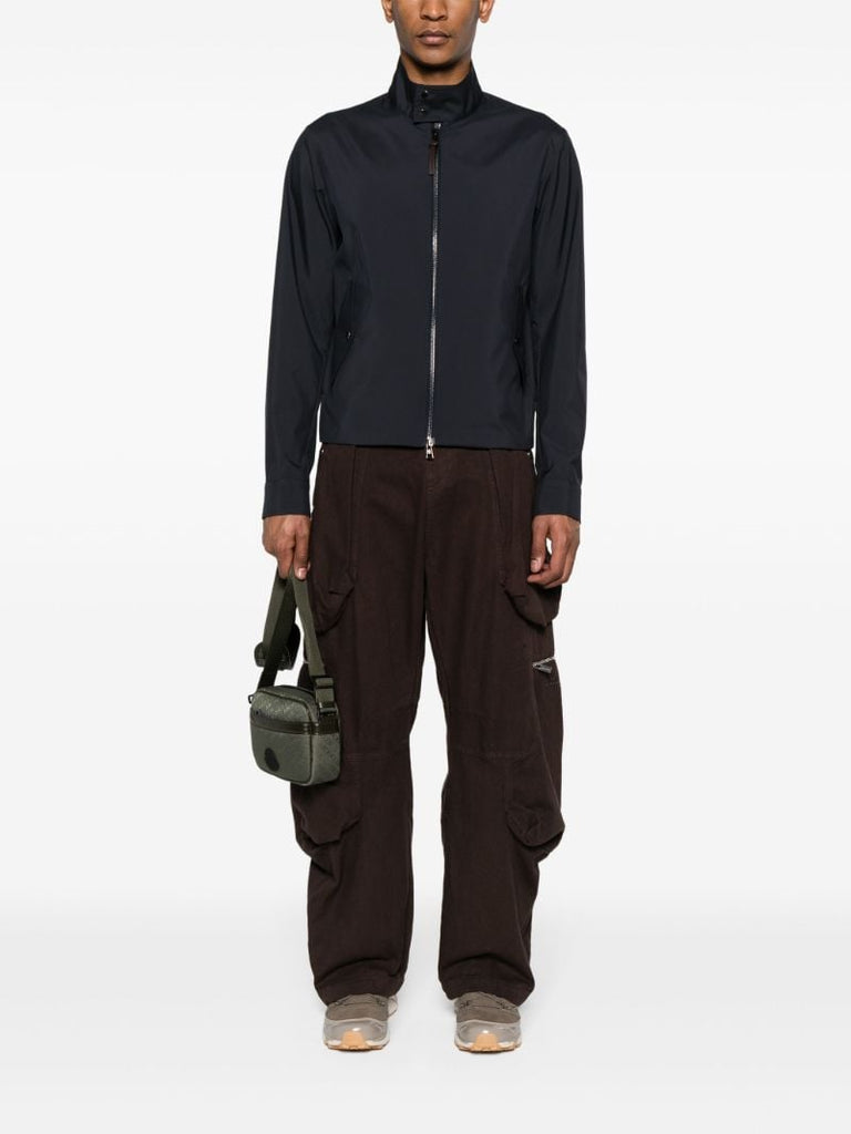 Blue Chaberton Logo-patch Jacket