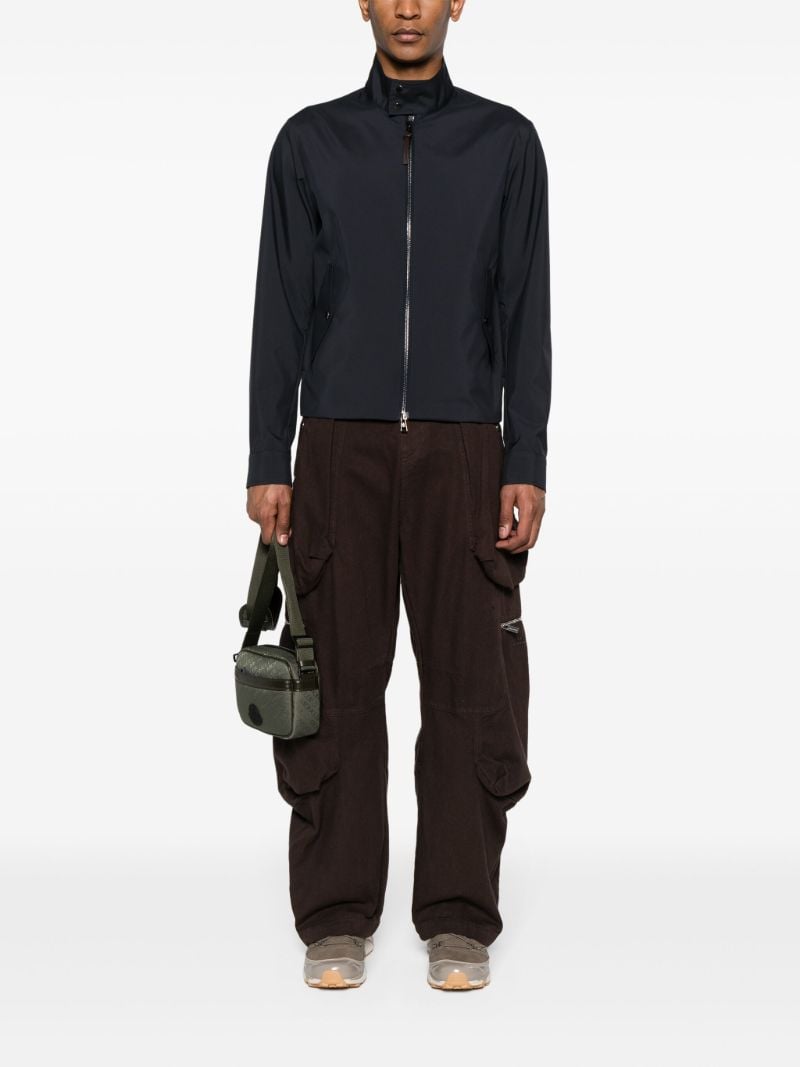 Blue Chaberton Logo-patch Jacket
