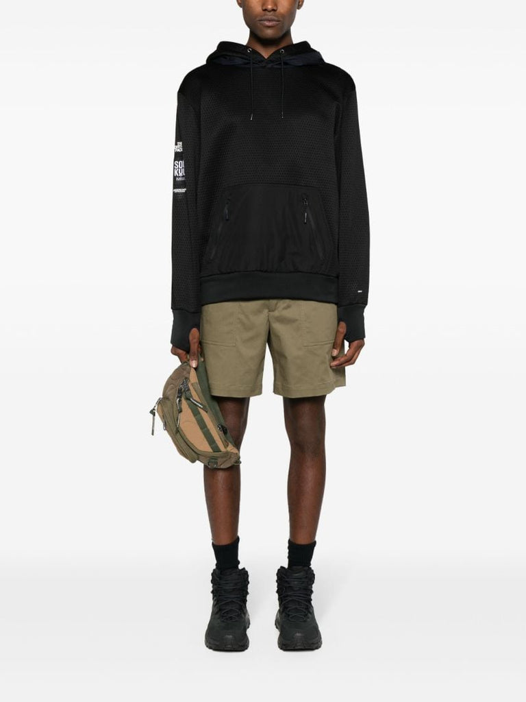 Green Logo-patch Bermuda Shorts