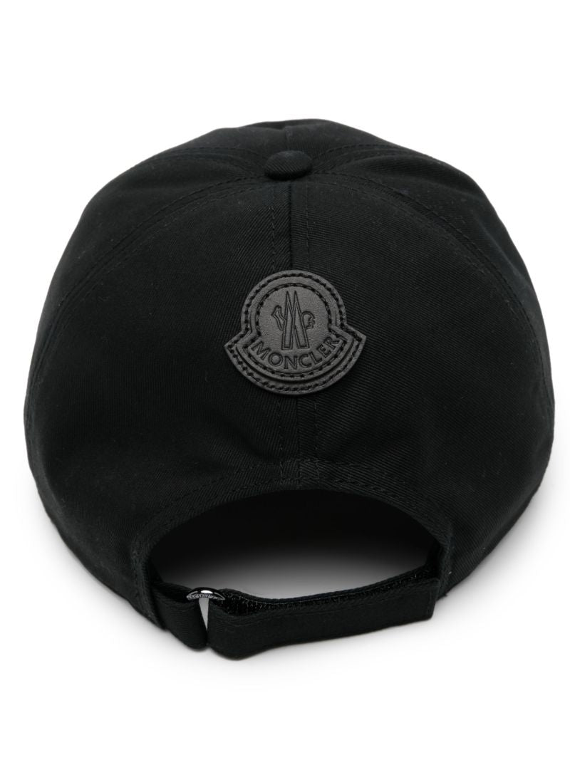 Black Logo-print Cotton Baseball Cap