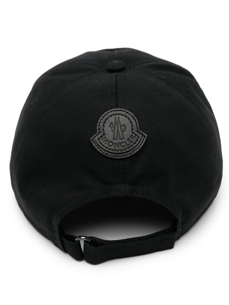 Black Logo-print Cotton Baseball Cap