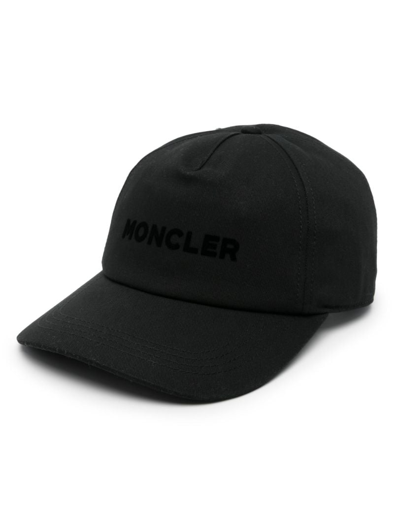 Black Logo-print Cotton Baseball Cap