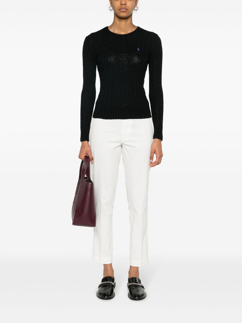 White Slim-fit Cotton Chinos