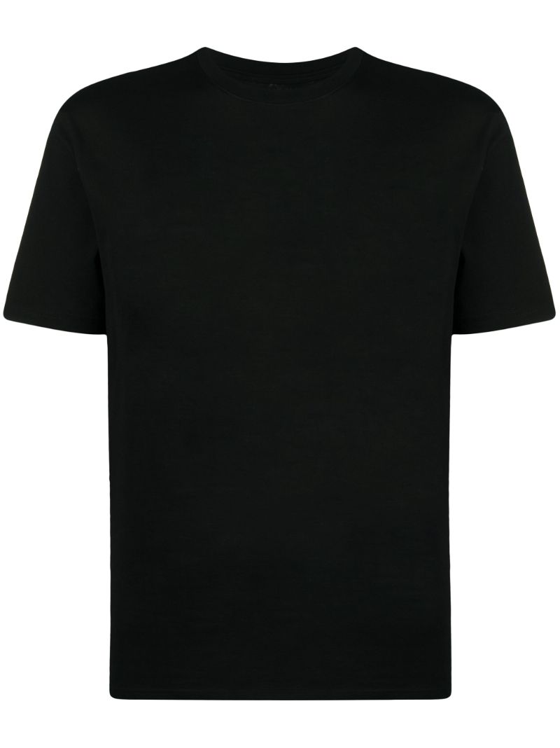 Black Crew-neck Cotton T-shirt