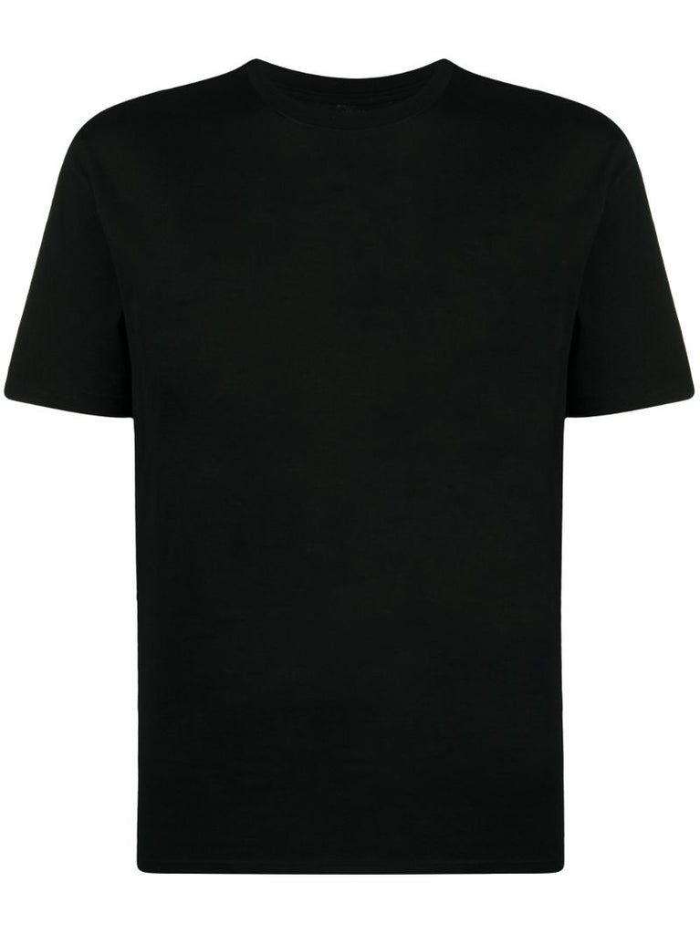 Black Crew-neck Cotton T-shirt