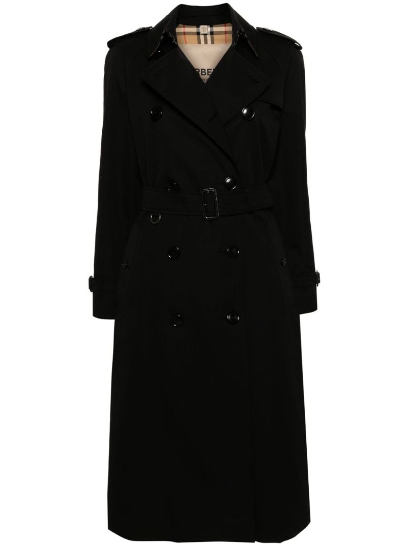 Black Waterloo Heritage Organic Cotton Coat