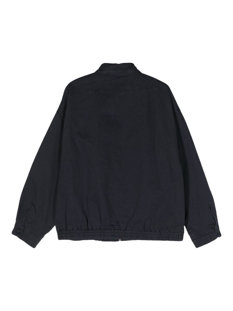 Blue Logo-appliquÃ_x0083_Â© Bomber Jacket