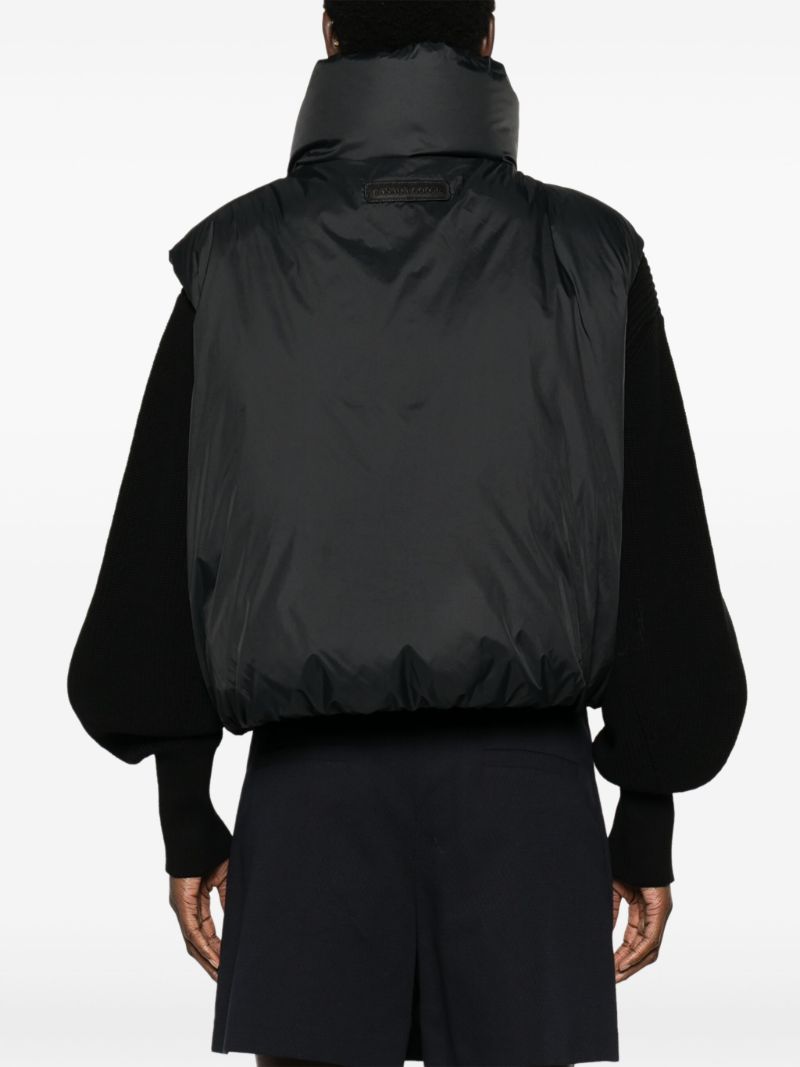 Black Spessa Cropped Gilet