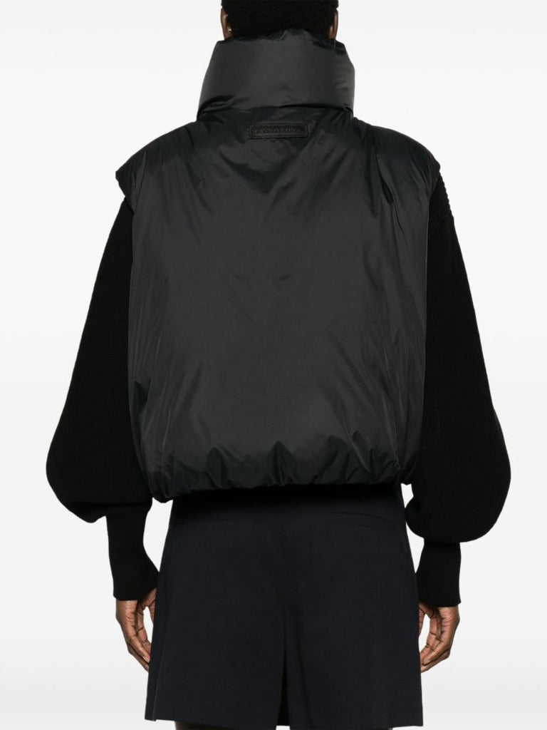 Black Spessa Cropped Gilet