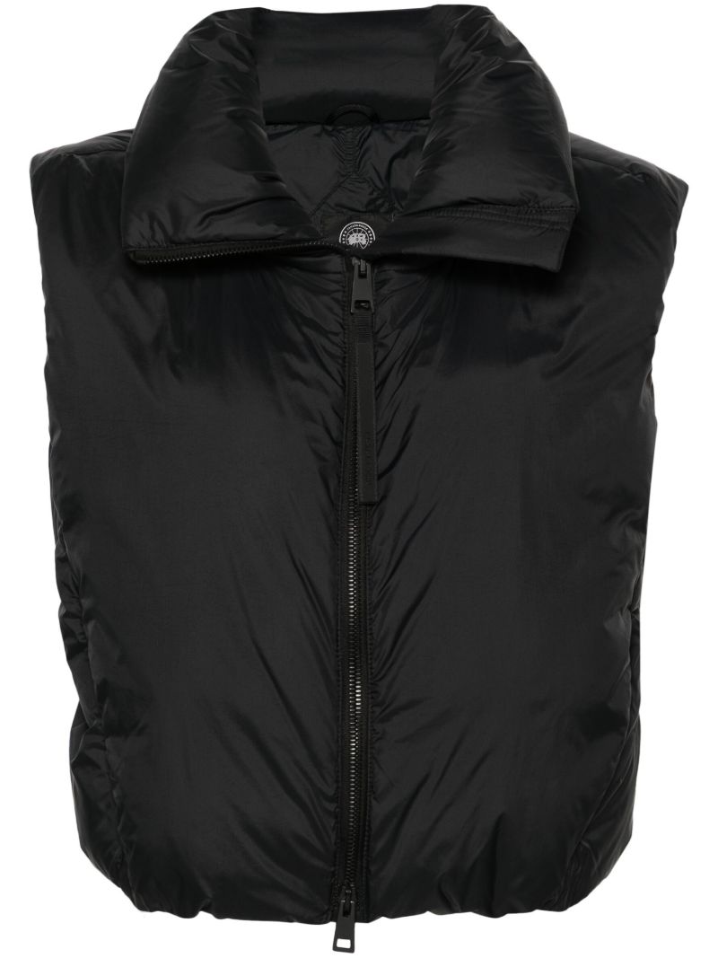 Black Spessa Cropped Gilet