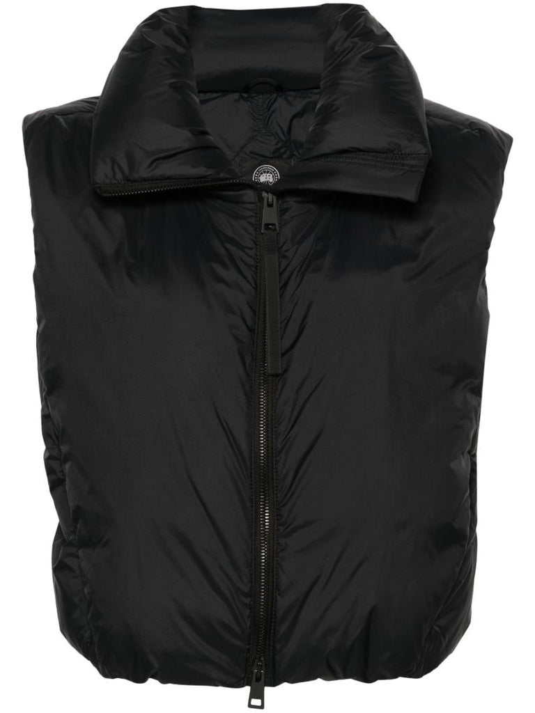 Black Spessa Cropped Gilet