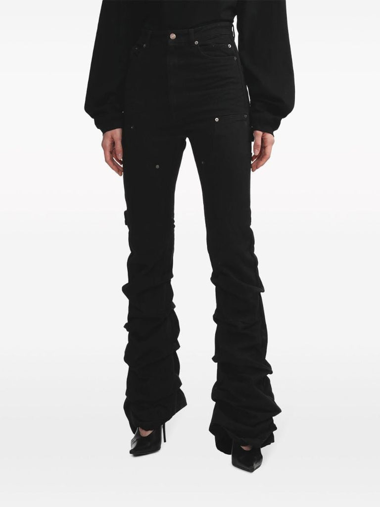 Black Wave Boyfriend Jeans