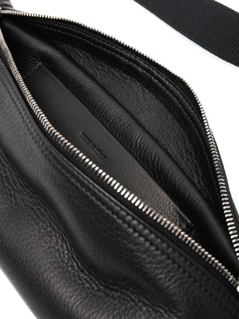 Black Bumbag Leather Belt Bag