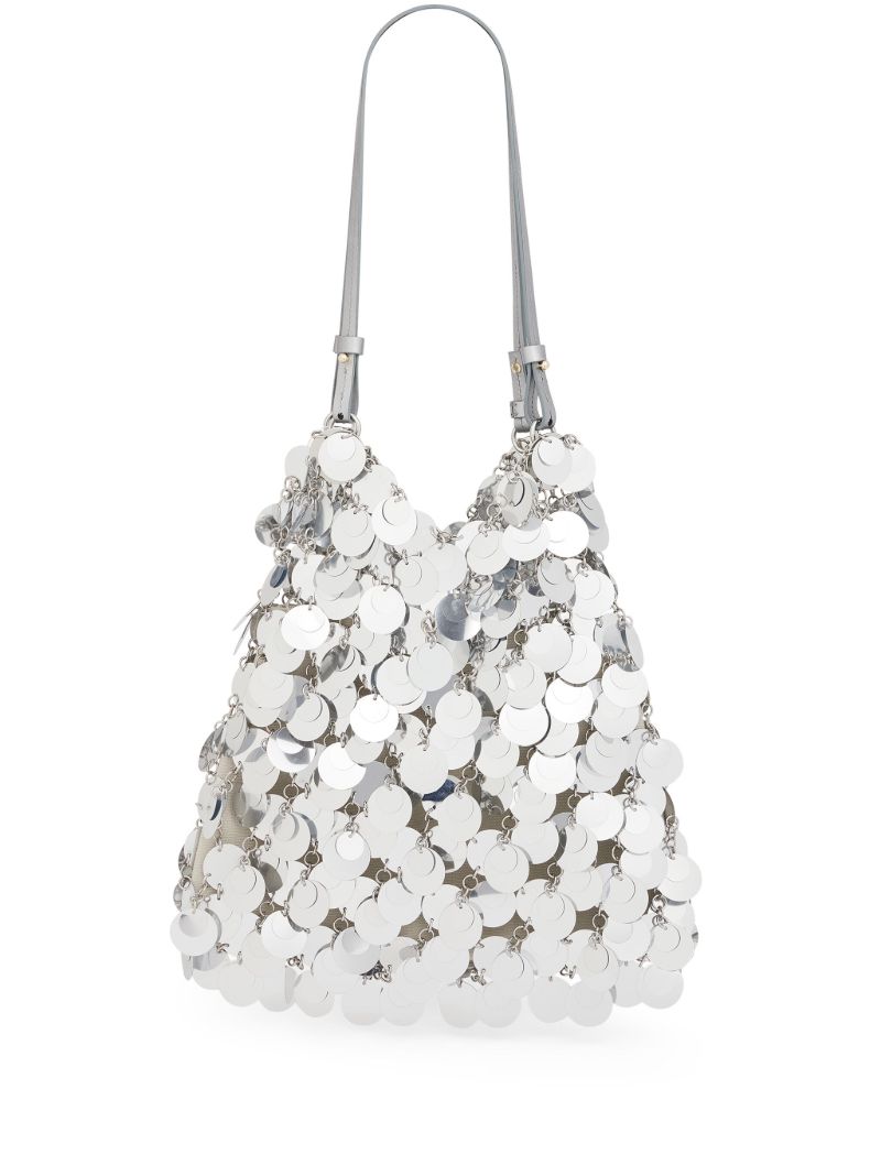 Silver-tone 1969 Sparkle Nano Shoulder Bag