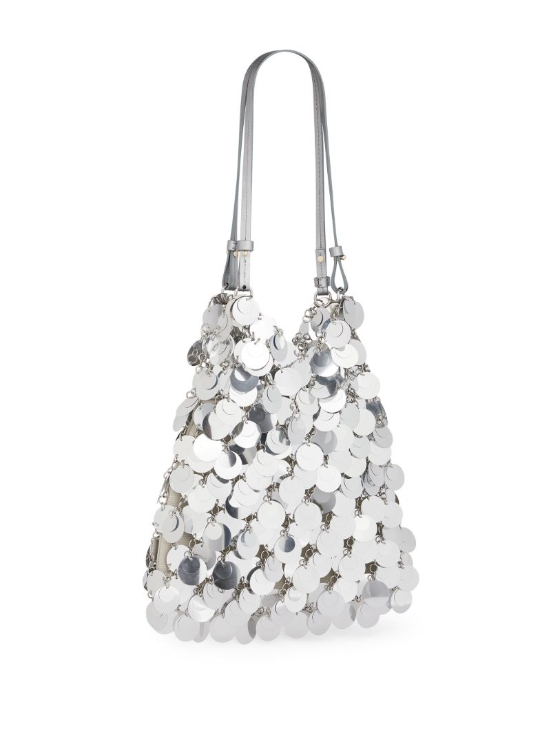 Silver-tone 1969 Sparkle Nano Shoulder Bag