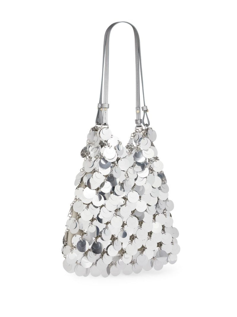 Silver-tone 1969 Sparkle Nano Shoulder Bag