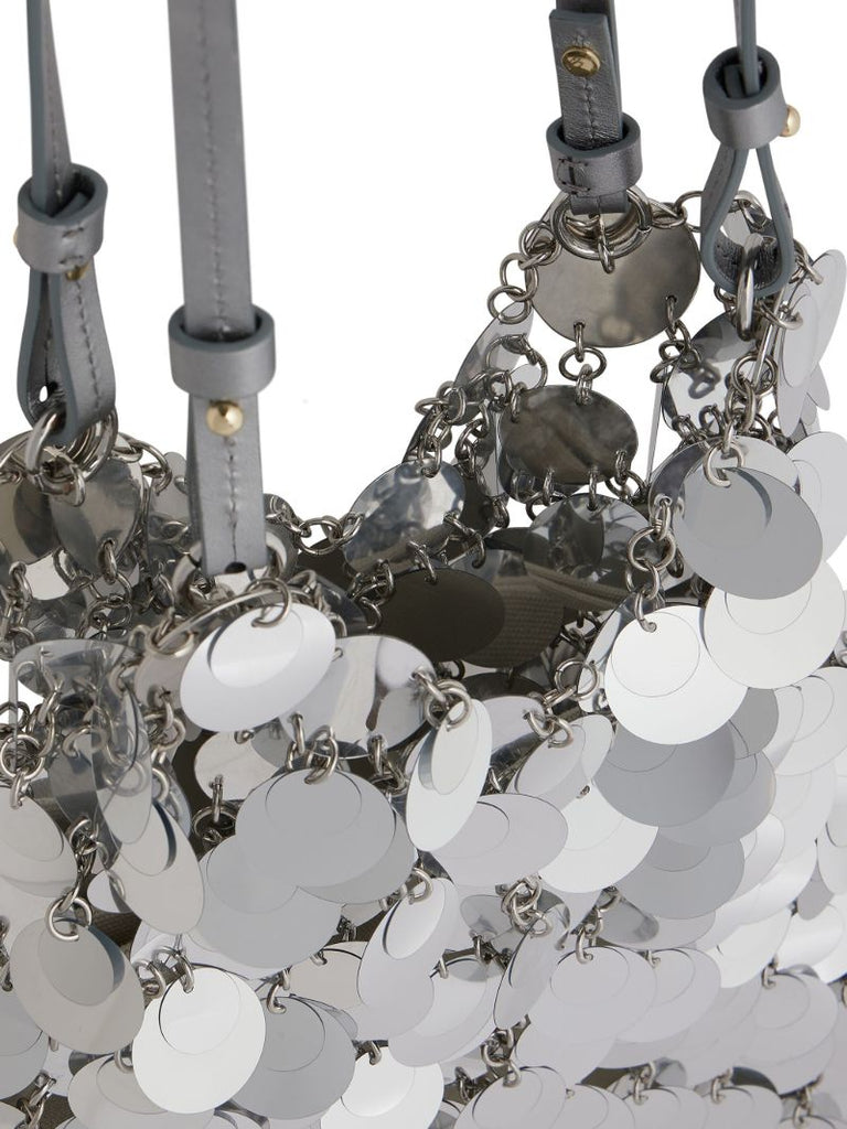 Silver-tone 1969 Sparkle Nano Shoulder Bag