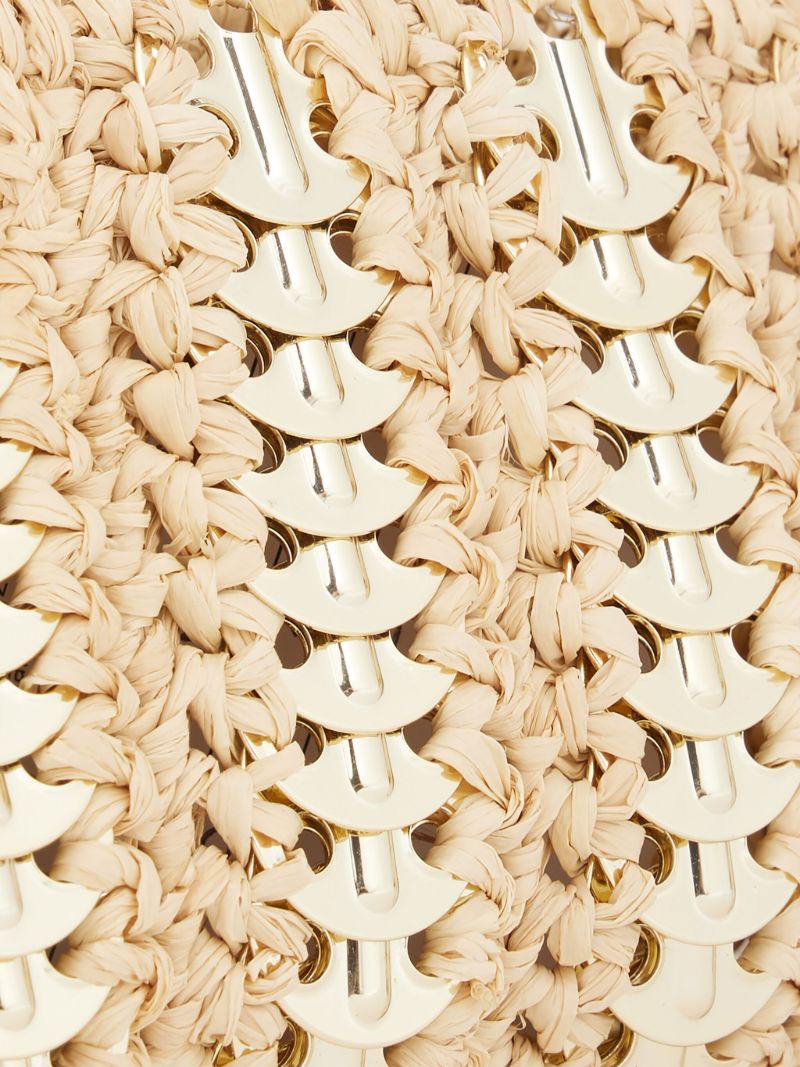 Neutral 1969 Raffia Shoulder Bag