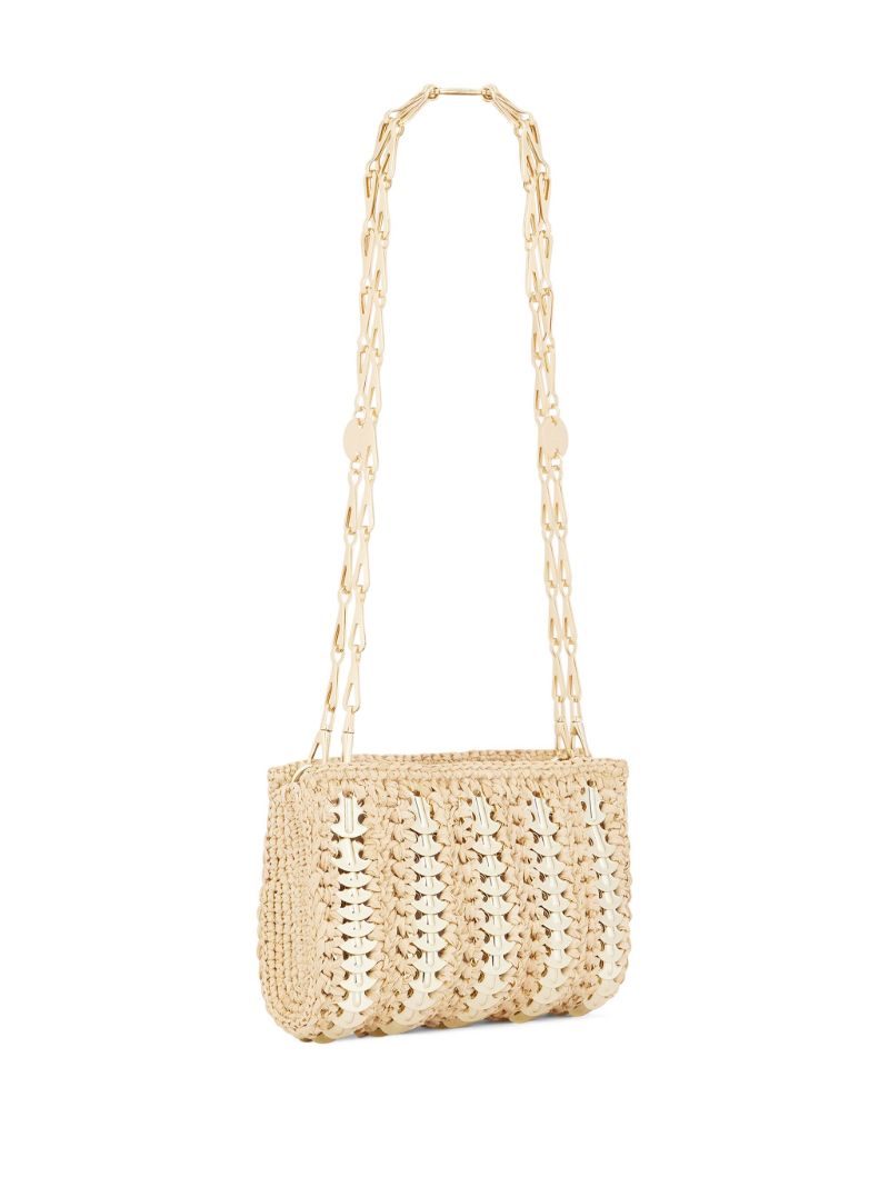 Neutral 1969 Raffia Shoulder Bag