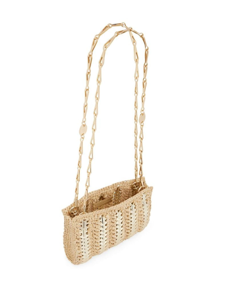 Neutral 1969 Raffia Shoulder Bag