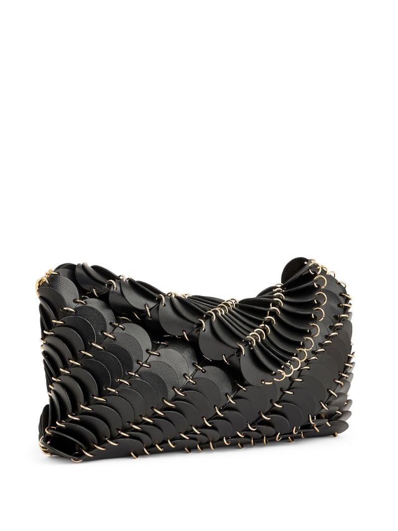 Brown PacoÃ_x0083_Â¯o Leather Clutch Bag