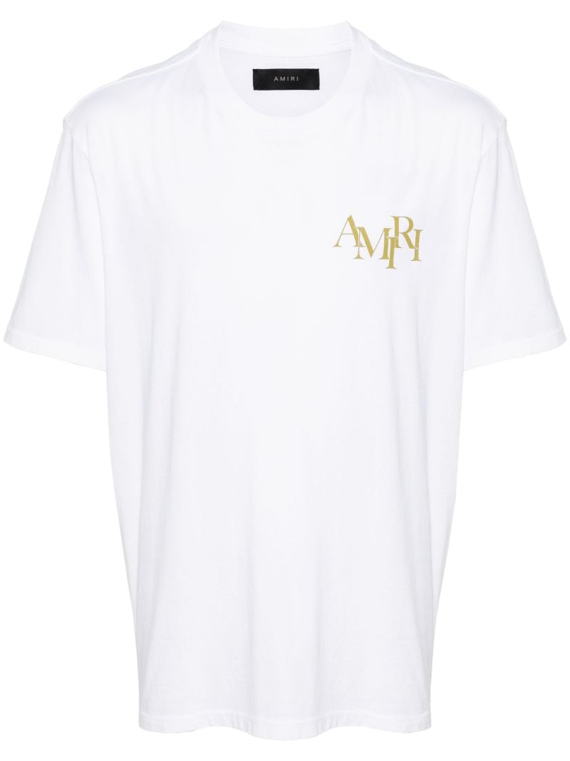 White Champagne Cotton T-shirt