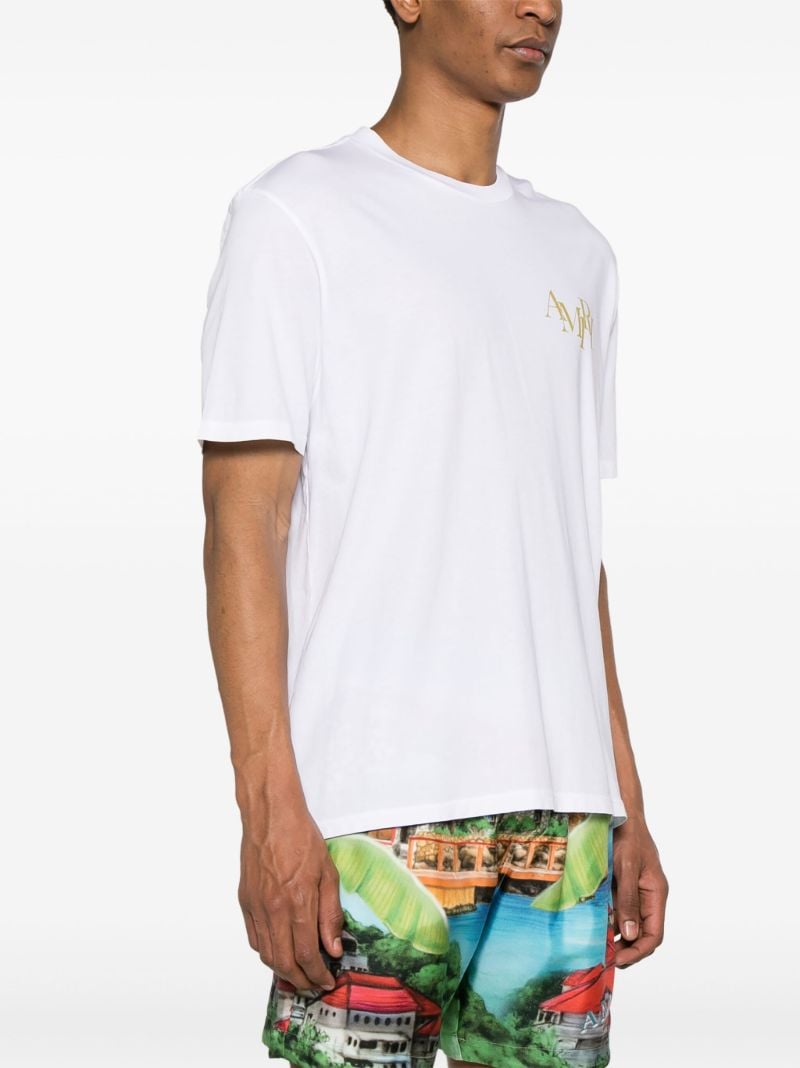 White Champagne Cotton T-shirt