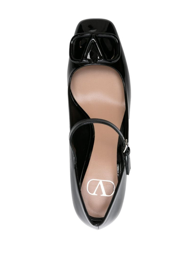 Black Vlogo Signature 60 Leather Pumps