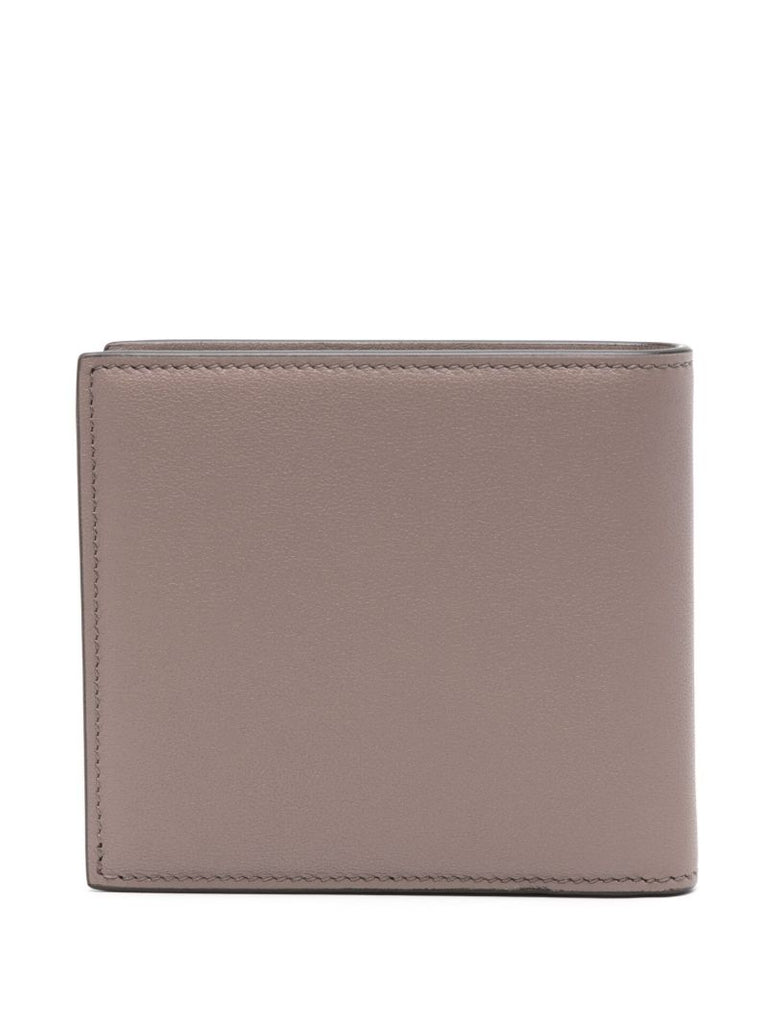 Grey Vlogo Signature Leather Wallet