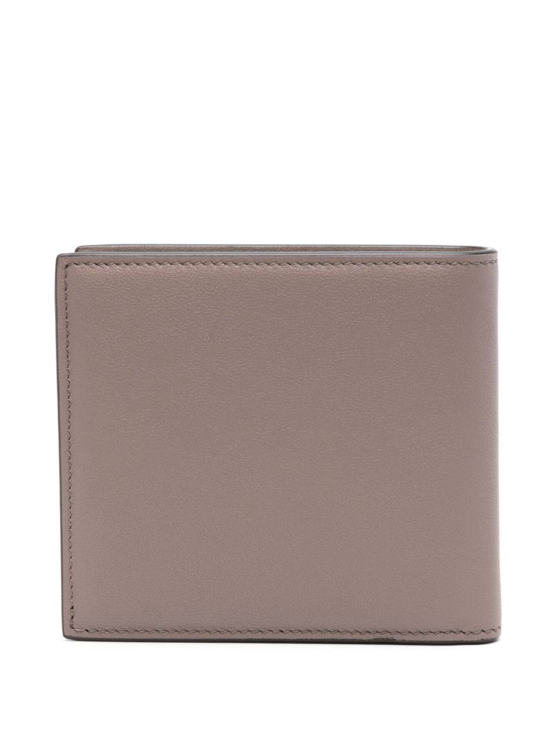 Grey Vlogo Signature Leather Wallet