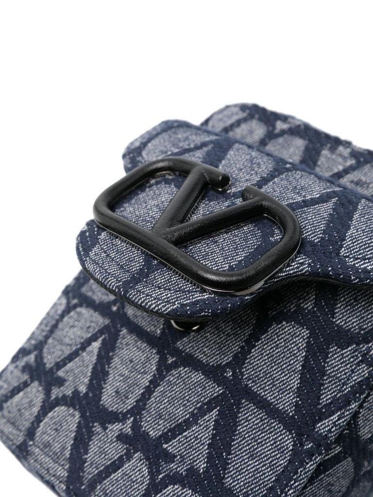 Blue LocÃ_x0083_Â² Small Denim Messenger Bag