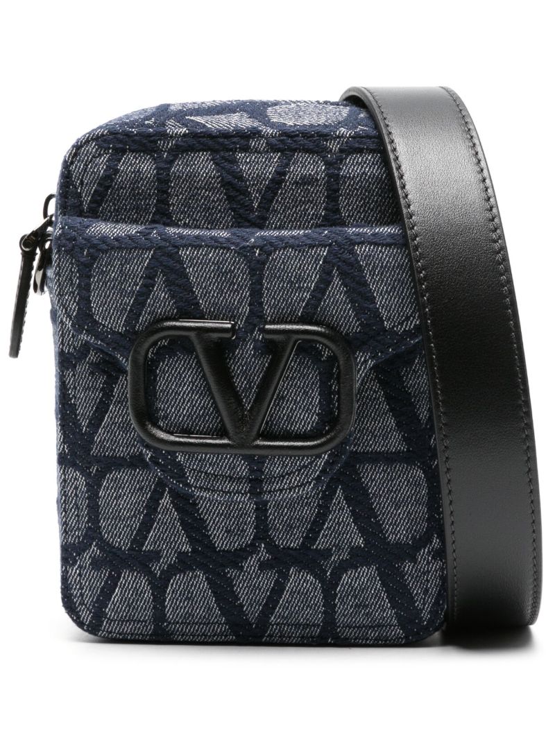 Blue LocÃ_x0083_Â² Small Denim Messenger Bag