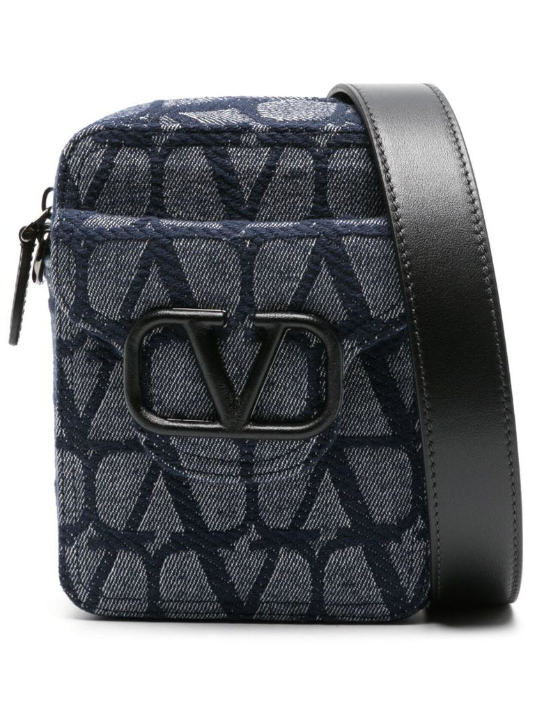Blue LocÃ_x0083_Â² Small Denim Messenger Bag