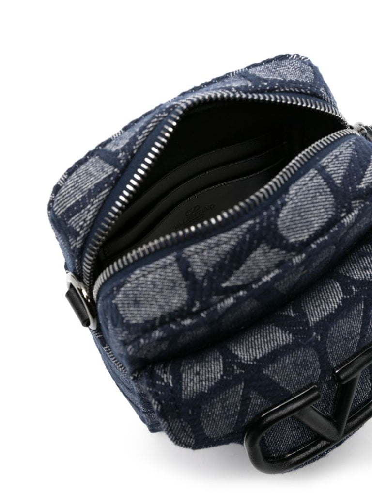 Blue LocÃ_x0083_Â² Small Denim Messenger Bag