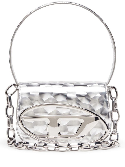 Silver 1dr Shoulder Bag